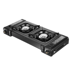 Camping Stove Dual Burner W/Grill Tray