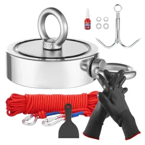 1700lbs Heavy Duty Fishing Magnet Kit
