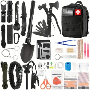 Emergency Camping Survival Tool Set Multifunctional Self Defense Supplies First Aid Kits