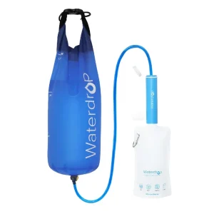 Waterdrop Gravity Water Filter Straw, Camping Water Filtration System, Water Purifier