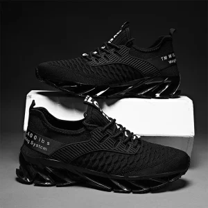 Men Breathable Tennis Sneakers Non Slip Athletic Shoes